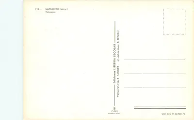 Marrakech — Tintorerros — Wydawnictwo Librería Escolar — Rewers