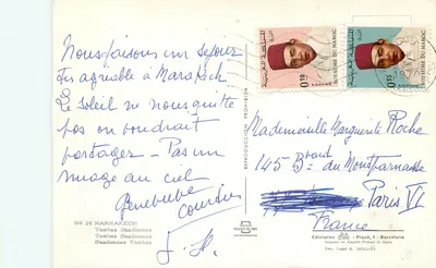 Tumbas Saadias — Marrakech — Edições Piquéd, Barcelona — Verso