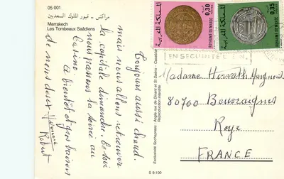 Os Túmulos Saadianos — Marrakech — Exclusividade Sochepress — Verso