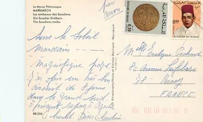 Groby Saadianów — Marrakech — Wydawnictwo Bertrand — Rewers