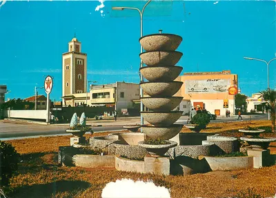 Bilhete postal moderno Oujda La Fontaine