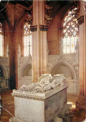 Batalha — Tumba de D. João I e D. Filipa de Lencastre — editor Dúlia, n° 288