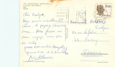 Bragança - Cruzeiro e Sé Catedral — Centro de Candido - Nossa Senhora da Conceição — Verso
