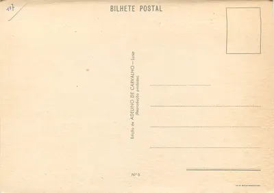 Bussaco (Portugalia) — Ogólny widok lasu — Wydanie Adelino de Carvalho — N° 6 — Rewers
