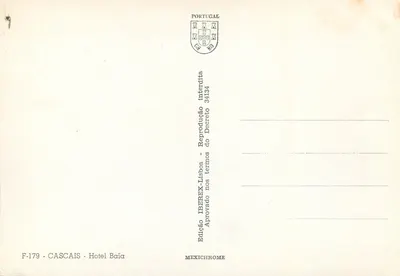 Hotel Baía — Cascais — Wydawnictwo IBEREX — Rewers