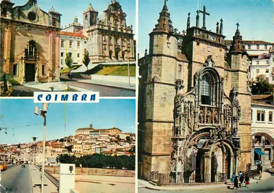 Coimbra — Vista da cidade e de seus monumentos — Edição IBEREX-Lisboa