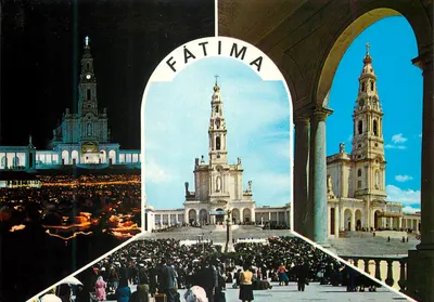 Fátima — Basílica e arcadas — Editor: Centro de Caridade 'Nossa Senhora do Perpétuo Socorro', Porto