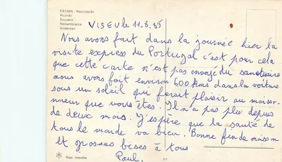 Fátima — Santuário das Aparições — Editora Ministrel, n°311 — Verso