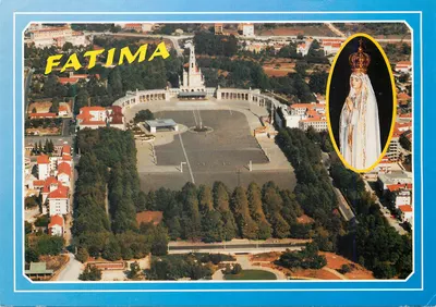 Fátima — Vista aérea do santuário — Souvenir