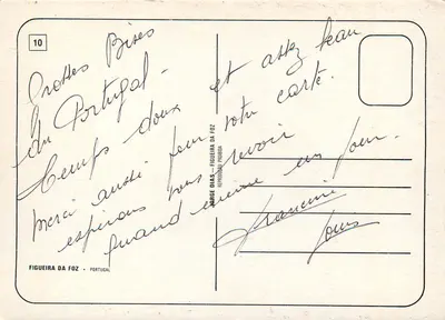 Figueira da Foz — praia animada — Jorge Dias, n°10 — Verso