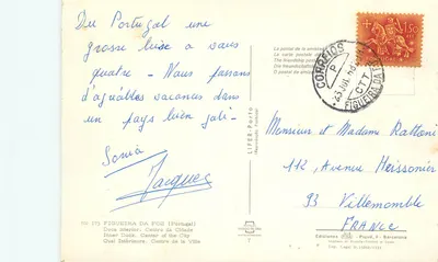 Figueira da Foz — Doca Interior — Éd. LIFER-Porto n° 173 — Verso
