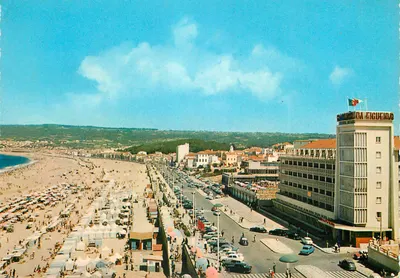 Figueira da Foz — praia e Grand Hotel — editor Portugal Turístico