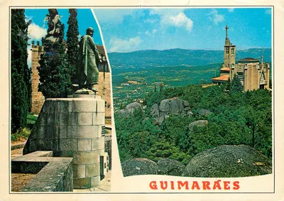 Guimarães — estátua e vista panorâmica — ITOGRAMA UNIÃO - GAA