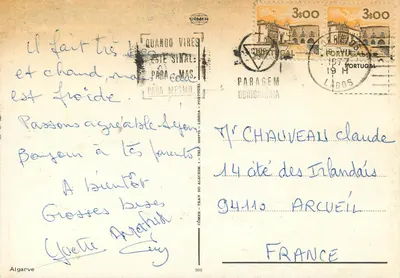 Lagos — Portugalia — wydawca COMÉR n°998 — Rewers