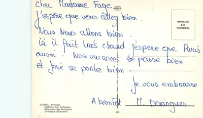 Klasztor Jerozolimski — Lizbona — Wydawca CÔMER, nr 876 — Rewers