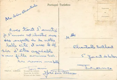 Lisbona — Avenida da Liberdade, Praça de D. Pedro IV (Rossio), Cais da Ribeira, Castelo de S. Jorge — Portugal Turístico, n° 755/13 — Rewers