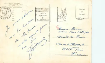 Vida cotidiana em Alfama — Lisboa — editor DÚÍA, n° 248 — Verso