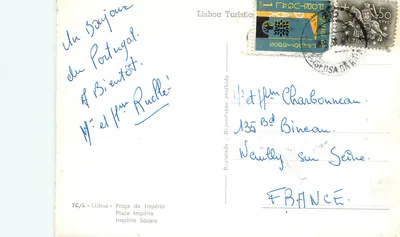 Plac Império — Lizbona — wydawca Lisboa Turístic — Rewers