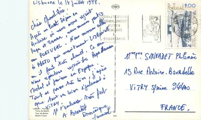 Wieża Belém — Lizbona — wydawca COMÉR, nr 505 — Rewers