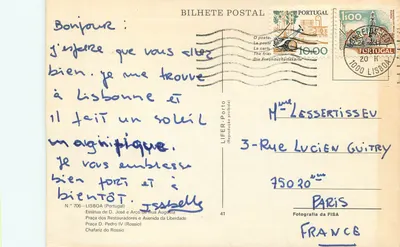 Lisbonne — dzielnica Praça do Comércio i inne zabytki — Fotografia da FISA, n° 706 — Rewers