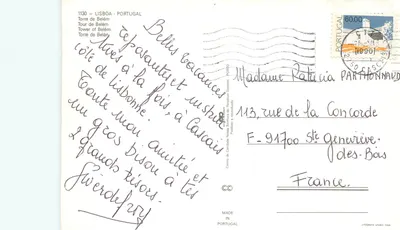 Wieża Belém — Lizbona — wydawca Uniao Gaia, nr 1130 — Rewers