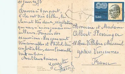Madeira, Funchal — Vendeuses de fleurs — uitgever Kultura, n° MD 91 — Achterkant