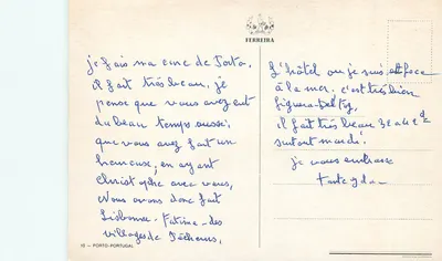 Cellier de vin — Ferreira — editor Ferreira, n°10 — Verso
