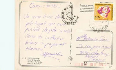 Ponte D. Maria Pia — Porto — editor LIFER, n°3 — Verso