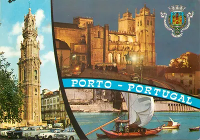 Porto - Portugal — vista da catedral e do rio — editor Perfeito Socorro, n° 346