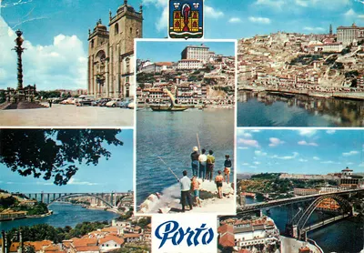 Bilhete postal moderno F 321 porto