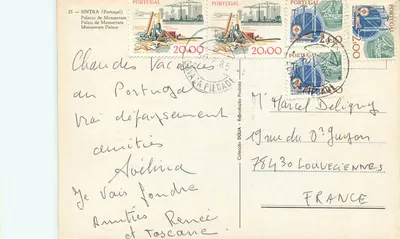 Palácio de Monserrate — Sintra, Portugal — Editor não visível — Verso