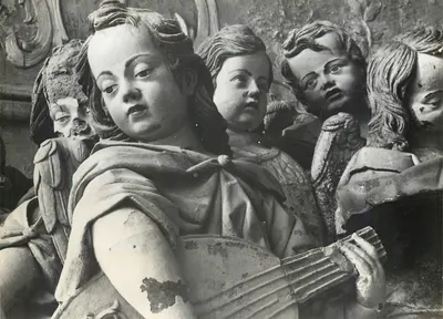 Morte de São Bernardo — Mosteiro de Alcobaça — editor Postalfoto, Lisboa