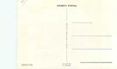 Valença — Pousada de S. Teotónio — Edição Casa Toga — Verso