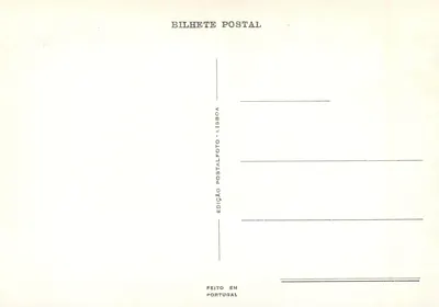 Évora — Ermida de S. Braz — Edição postal — Lisboa — Verso