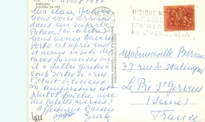 Figueira da Foz — Avenida Dr. A. Oliveira Salazar — Hotel Ba Figueira — Verso