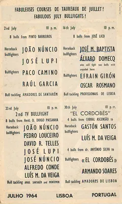 Campo Pequeno — arenę w Lizbonie — Portugalia — Rewers