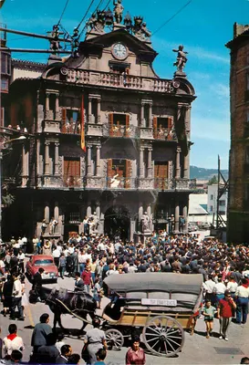Pamplona — Hotel-de-ville — Editor: Campaña, Série II, N° 5608