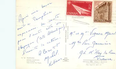 Pamplona — Catedral, piscina e hotel — Éditions Piqué, n° 31 — Verso