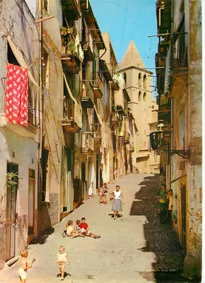 Ruela animada em Palma de Mallorca — editor Agafatolor, n° 1033