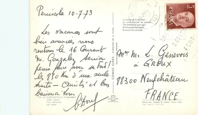 Peníscola — widok z lotu — Wydawnictwo FISA, nr 43 — Rewers