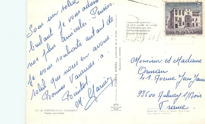 Peníscola — Vistas parciais — Editor FISA, n° 32 — Verso