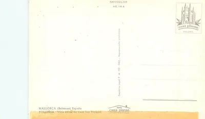 Pollensa — Widok lotniczy z Cala San Vicenté — NEVCOLOR AE.164 — Rewers