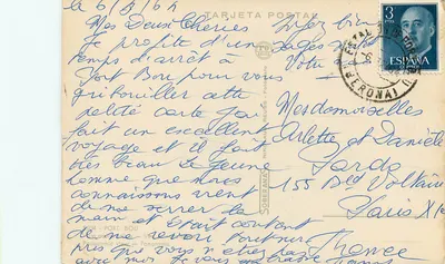 Port Bou — Pejzaż — Wydawca Niklaus Reuss, nr 0034 — Rewers
