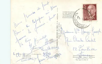 Port-Bou — Ogólny widok — Escudo de Oro S.A. — Rewers