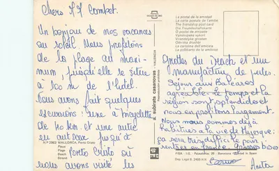 Porto Cristo — plaża i port — wydawca FISA, nr 2963 — Rewers