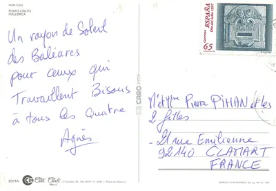 Porto Cristo — plaża i port — wydawca Club Card S.L. nr 5042 — Rewers
