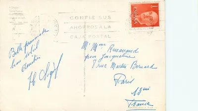 Ronda — Typowa ulica — Confie Sus Ahorrosala — Rewers