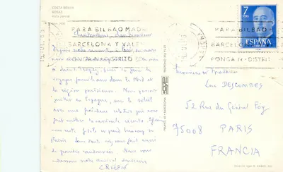 Costa Brava — Rosas — widok częściowy — wydawca Costa Brava, n° 2650 — Rewers