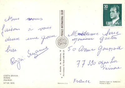 Costa Brava — Rosas — editor c/ Alcalde de Móstoles, 19 — Verso