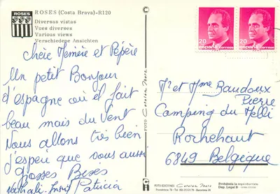 Rosas - Costa Brava — vistas diversas — FOTO EDICIONES Catalan Ibarz — Verso